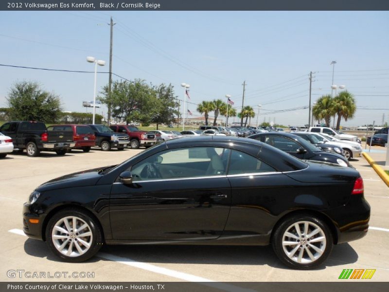 Black / Cornsilk Beige 2012 Volkswagen Eos Komfort