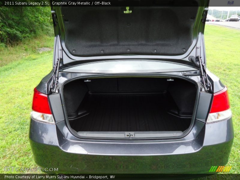 2011 Legacy 2.5i Trunk