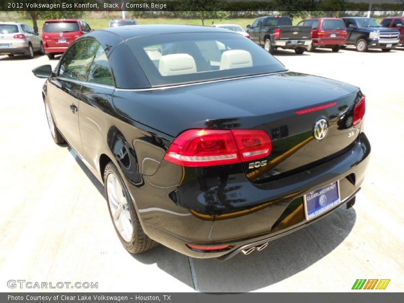 Black / Cornsilk Beige 2012 Volkswagen Eos Komfort
