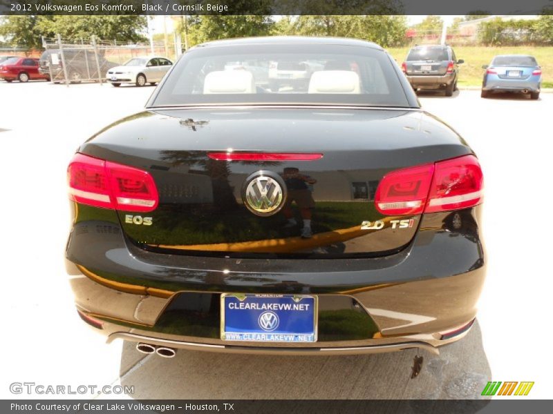 Black / Cornsilk Beige 2012 Volkswagen Eos Komfort