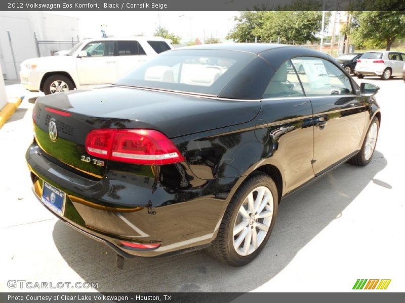 Black / Cornsilk Beige 2012 Volkswagen Eos Komfort