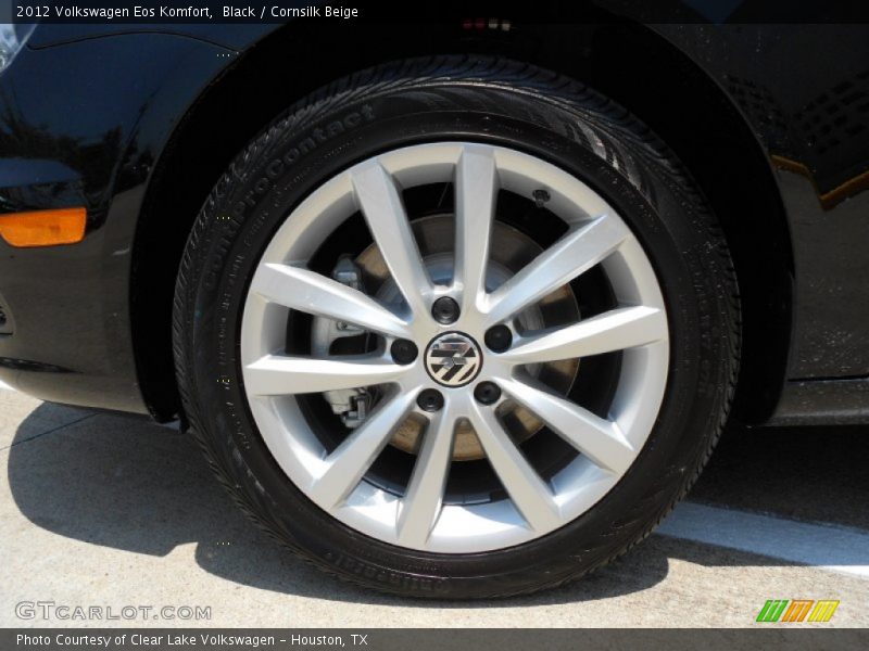 Black / Cornsilk Beige 2012 Volkswagen Eos Komfort
