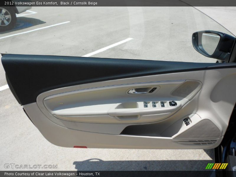 Black / Cornsilk Beige 2012 Volkswagen Eos Komfort