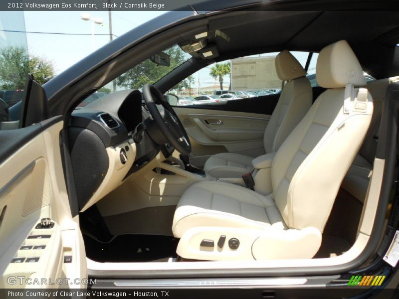 Black / Cornsilk Beige 2012 Volkswagen Eos Komfort