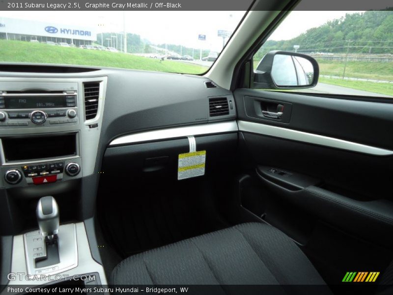 Graphite Gray Metallic / Off-Black 2011 Subaru Legacy 2.5i