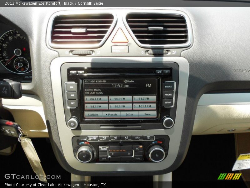 Black / Cornsilk Beige 2012 Volkswagen Eos Komfort