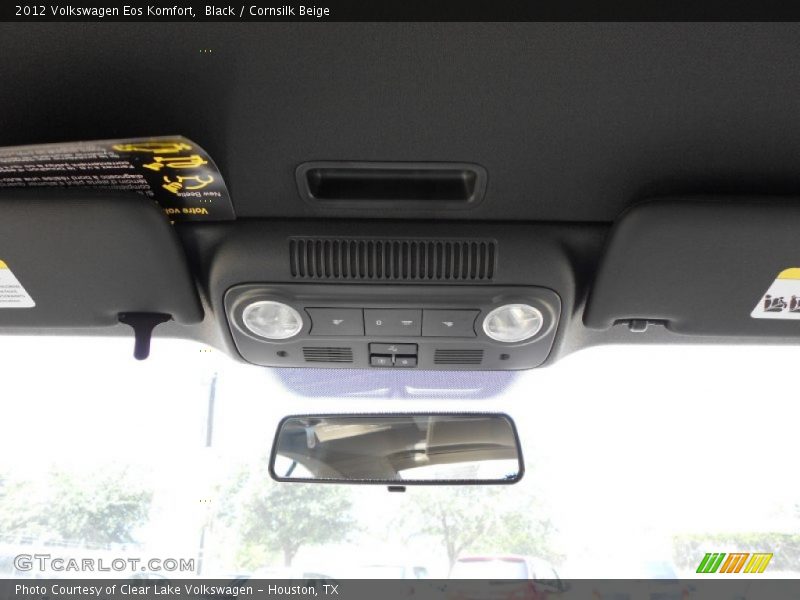 Black / Cornsilk Beige 2012 Volkswagen Eos Komfort