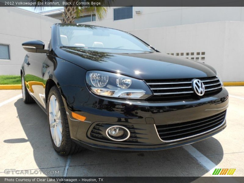 Black / Cornsilk Beige 2012 Volkswagen Eos Komfort