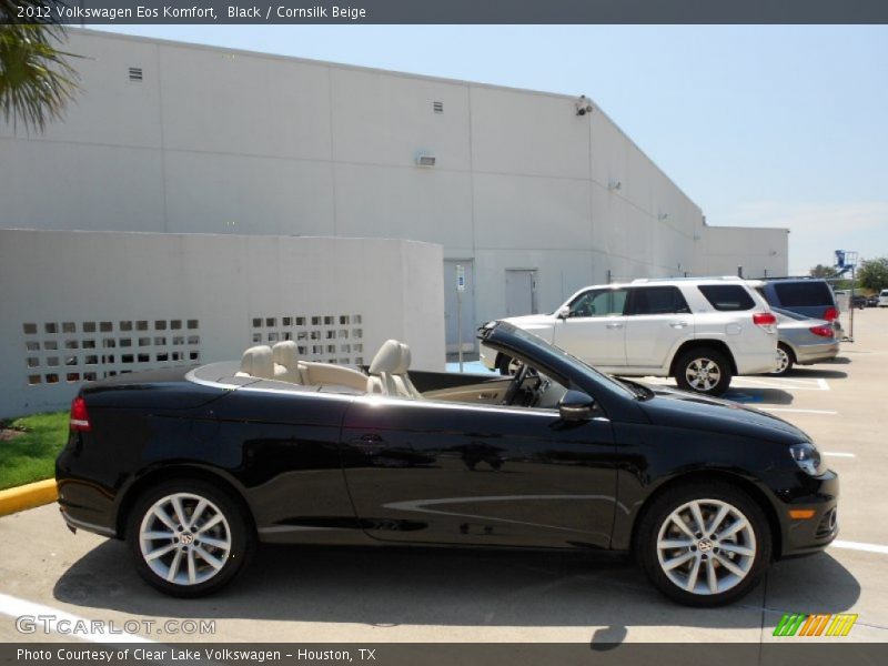 Black / Cornsilk Beige 2012 Volkswagen Eos Komfort