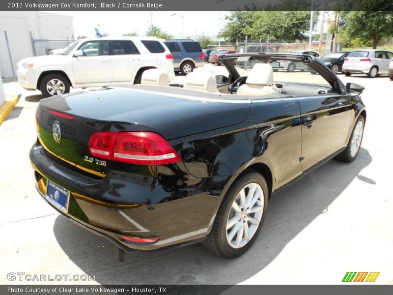Black / Cornsilk Beige 2012 Volkswagen Eos Komfort
