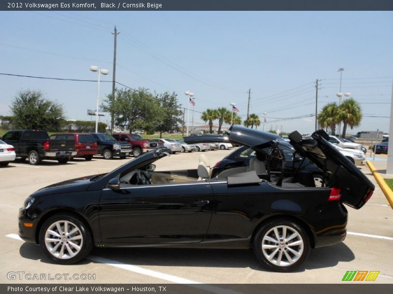 Black / Cornsilk Beige 2012 Volkswagen Eos Komfort