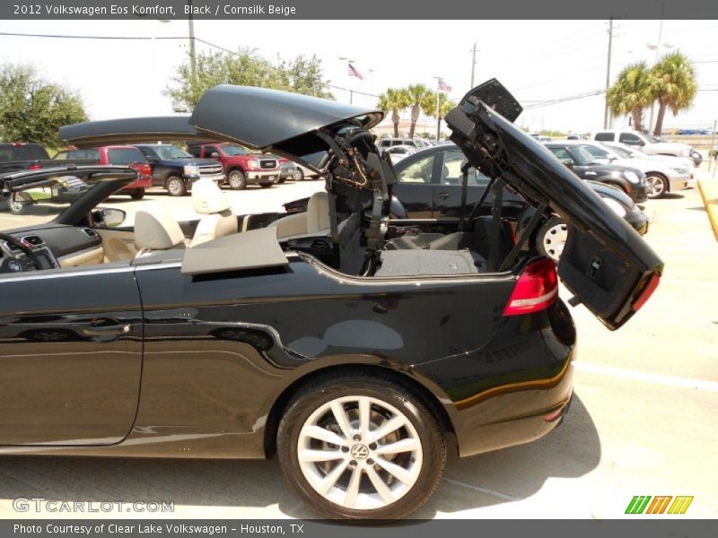 Black / Cornsilk Beige 2012 Volkswagen Eos Komfort