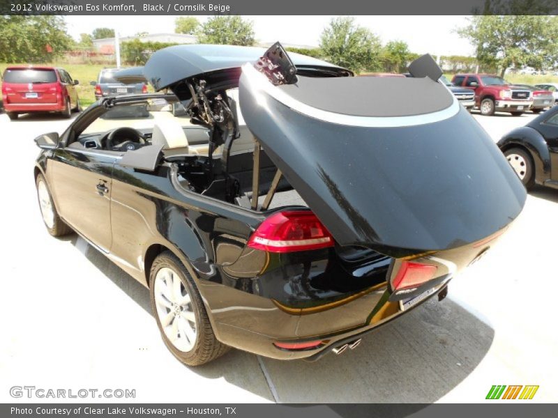 Black / Cornsilk Beige 2012 Volkswagen Eos Komfort