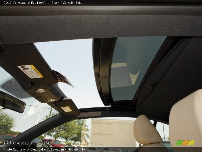 Black / Cornsilk Beige 2012 Volkswagen Eos Komfort