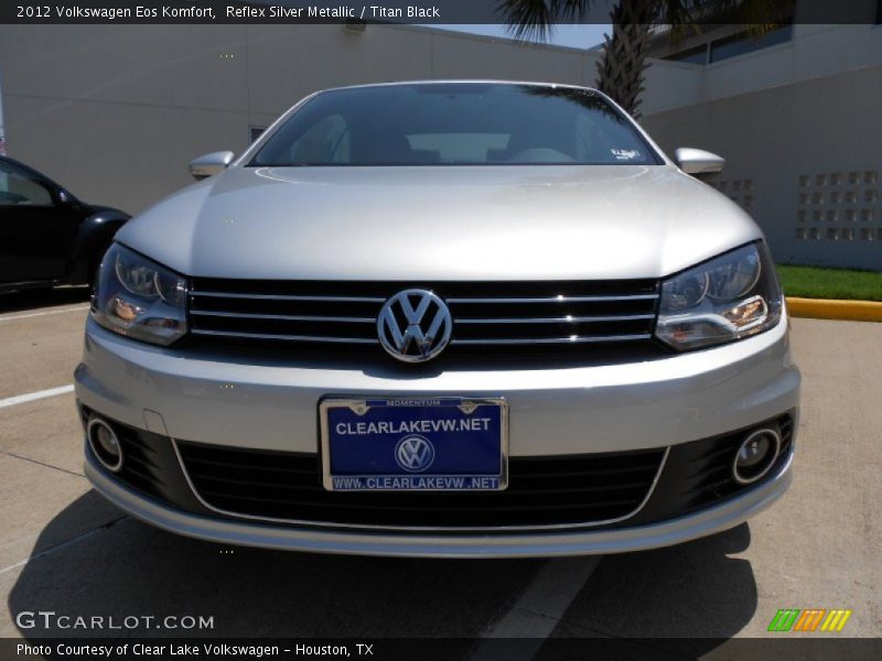 Reflex Silver Metallic / Titan Black 2012 Volkswagen Eos Komfort