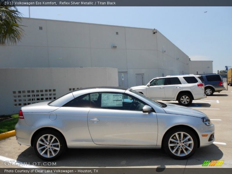 Reflex Silver Metallic / Titan Black 2012 Volkswagen Eos Komfort
