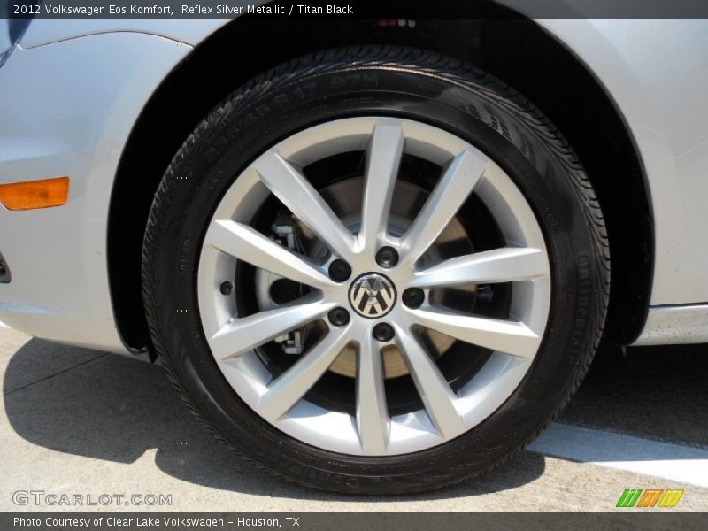 Reflex Silver Metallic / Titan Black 2012 Volkswagen Eos Komfort