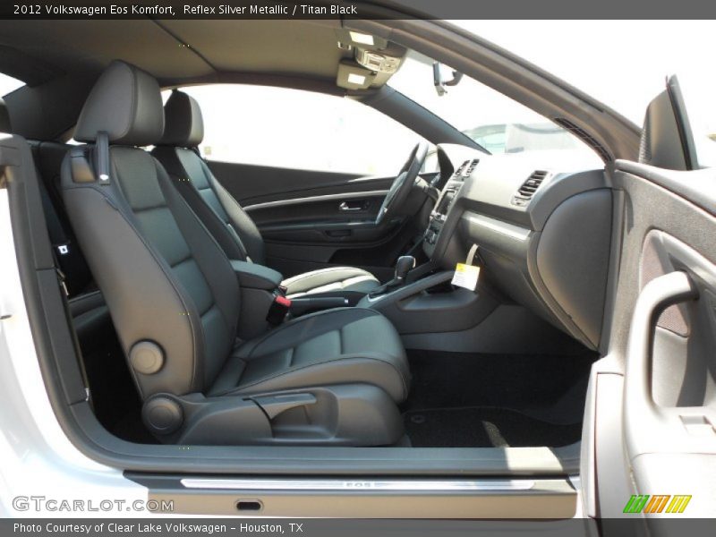 Reflex Silver Metallic / Titan Black 2012 Volkswagen Eos Komfort