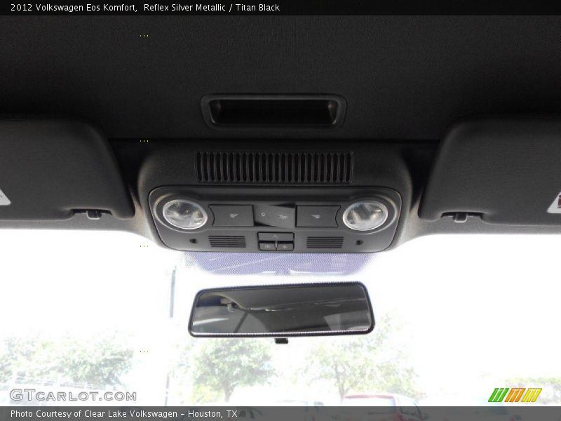 Reflex Silver Metallic / Titan Black 2012 Volkswagen Eos Komfort