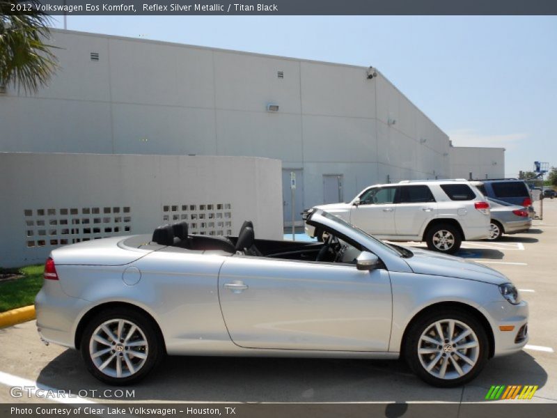 Reflex Silver Metallic / Titan Black 2012 Volkswagen Eos Komfort