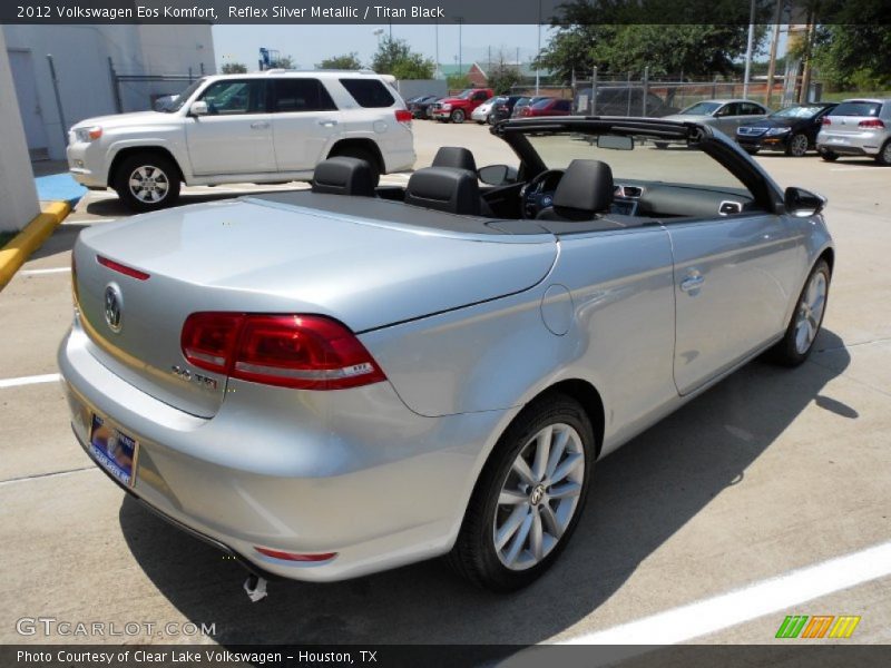 Reflex Silver Metallic / Titan Black 2012 Volkswagen Eos Komfort
