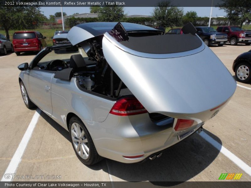 Reflex Silver Metallic / Titan Black 2012 Volkswagen Eos Komfort