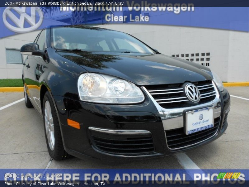 Black / Art Gray 2007 Volkswagen Jetta Wolfsburg Edition Sedan