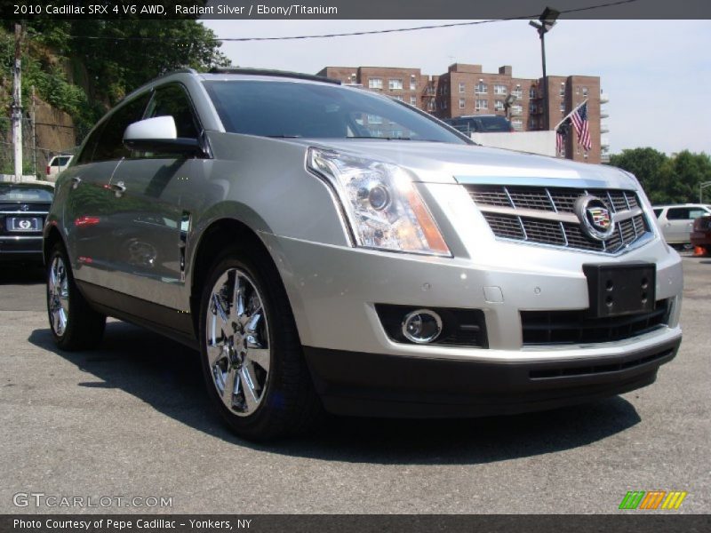 Radiant Silver / Ebony/Titanium 2010 Cadillac SRX 4 V6 AWD
