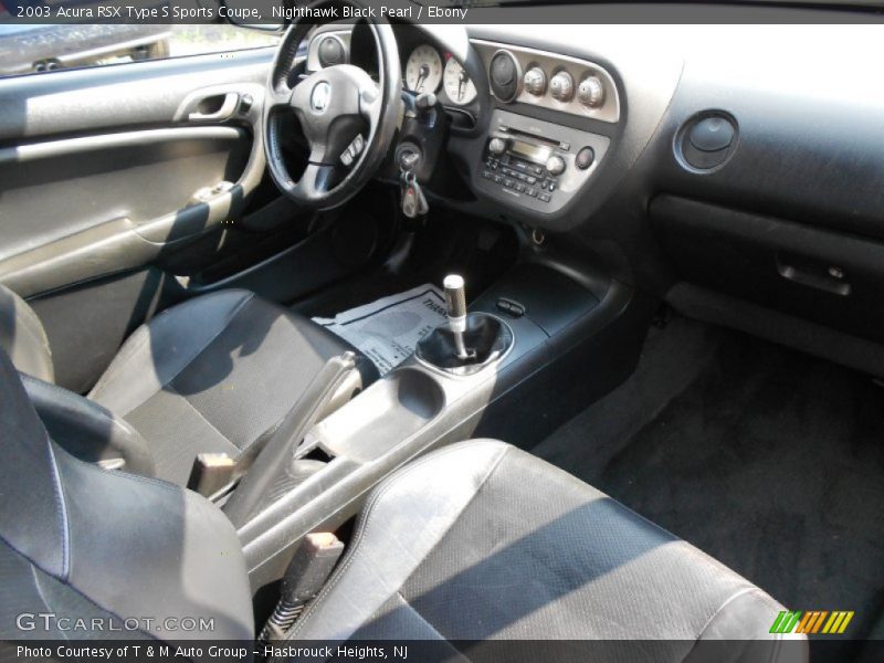  2003 RSX Type S Sports Coupe Ebony Interior
