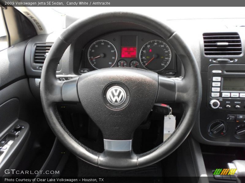 Candy White / Anthracite 2009 Volkswagen Jetta SE Sedan