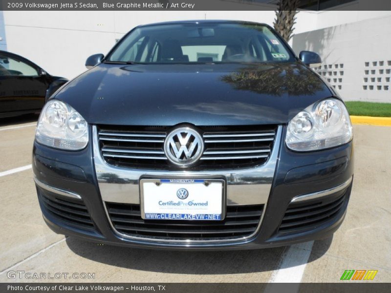 Blue Graphite Metallic / Art Grey 2009 Volkswagen Jetta S Sedan