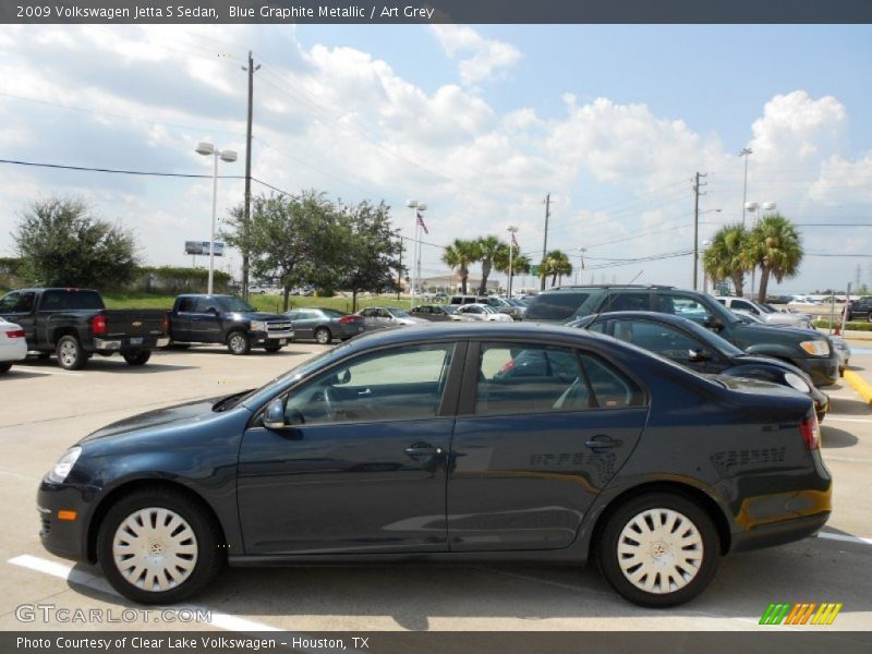 Blue Graphite Metallic / Art Grey 2009 Volkswagen Jetta S Sedan