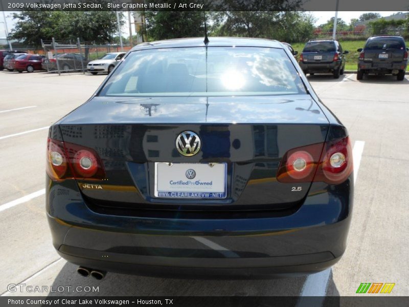 Blue Graphite Metallic / Art Grey 2009 Volkswagen Jetta S Sedan