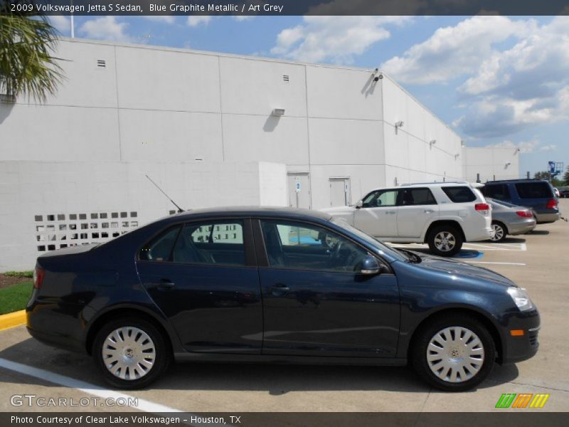 Blue Graphite Metallic / Art Grey 2009 Volkswagen Jetta S Sedan