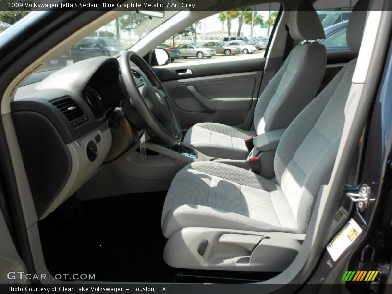 Blue Graphite Metallic / Art Grey 2009 Volkswagen Jetta S Sedan