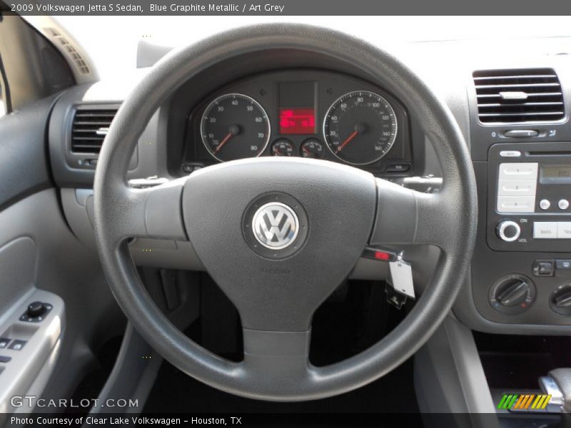 Blue Graphite Metallic / Art Grey 2009 Volkswagen Jetta S Sedan