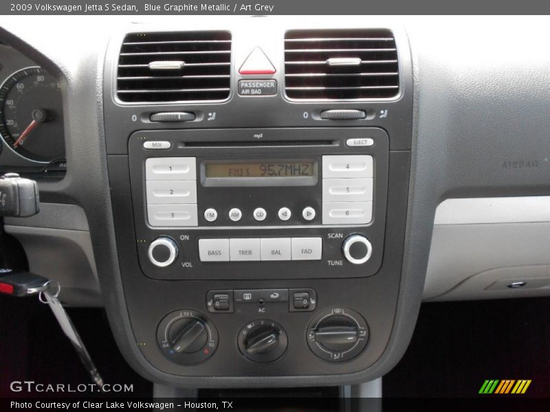 Blue Graphite Metallic / Art Grey 2009 Volkswagen Jetta S Sedan
