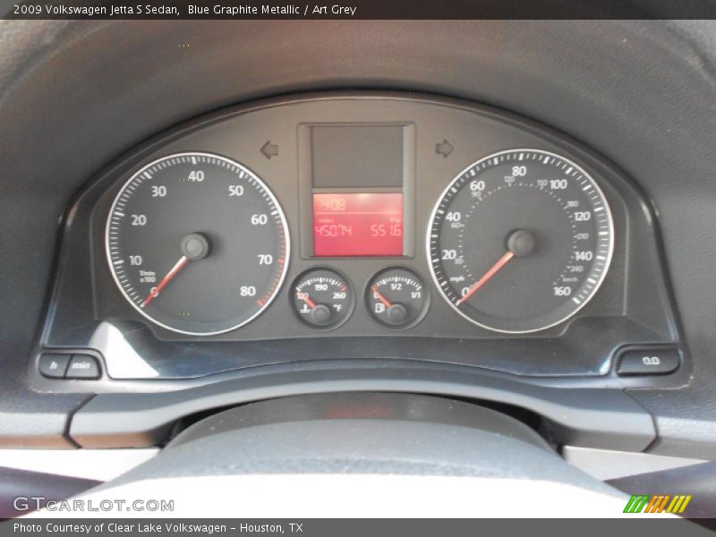Blue Graphite Metallic / Art Grey 2009 Volkswagen Jetta S Sedan