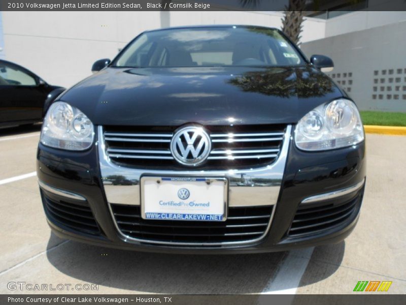 Black / Cornsilk Beige 2010 Volkswagen Jetta Limited Edition Sedan