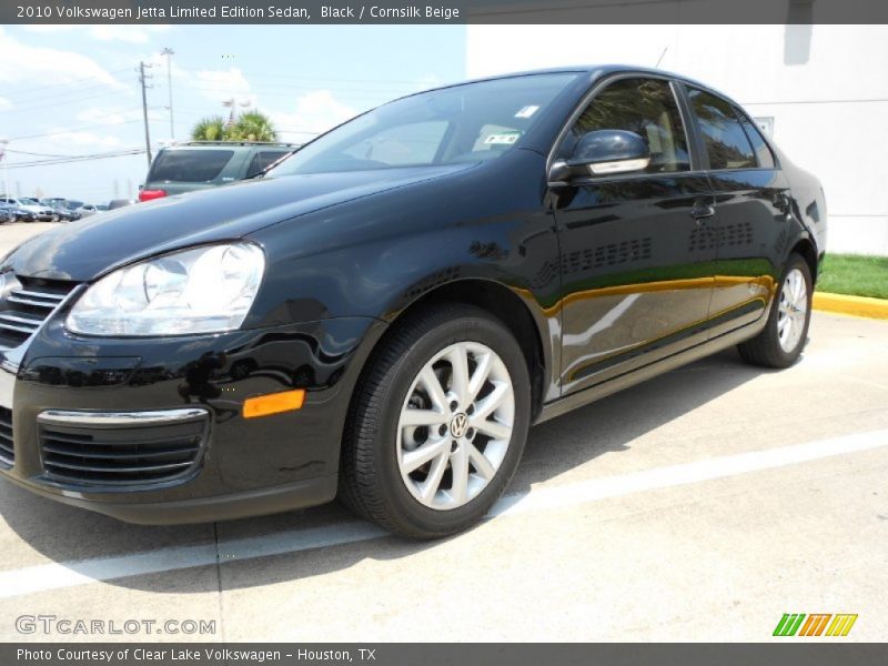 Black / Cornsilk Beige 2010 Volkswagen Jetta Limited Edition Sedan