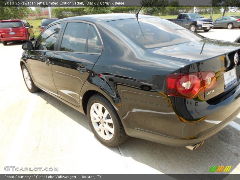 Black / Cornsilk Beige 2010 Volkswagen Jetta Limited Edition Sedan