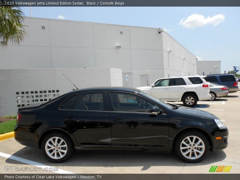 Black / Cornsilk Beige 2010 Volkswagen Jetta Limited Edition Sedan