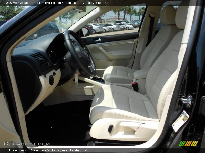 Black / Cornsilk Beige 2010 Volkswagen Jetta Limited Edition Sedan