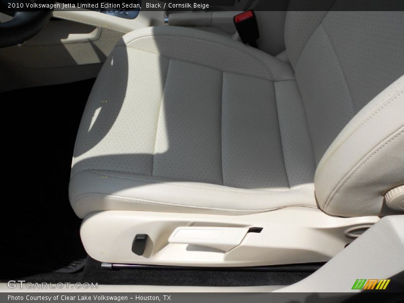 Black / Cornsilk Beige 2010 Volkswagen Jetta Limited Edition Sedan