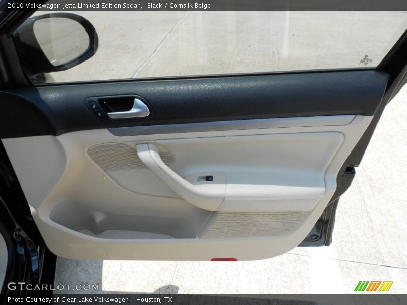 Black / Cornsilk Beige 2010 Volkswagen Jetta Limited Edition Sedan