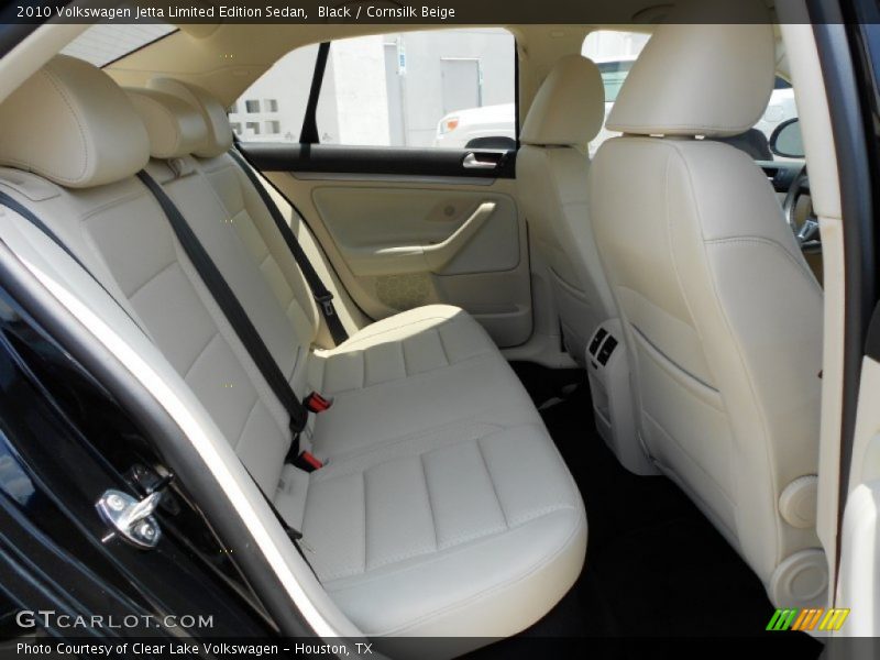 Black / Cornsilk Beige 2010 Volkswagen Jetta Limited Edition Sedan