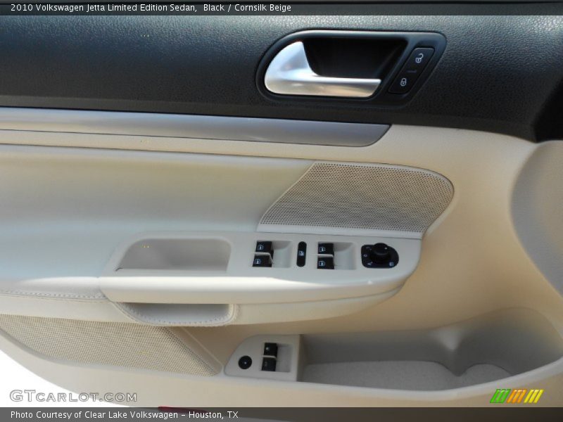 Black / Cornsilk Beige 2010 Volkswagen Jetta Limited Edition Sedan