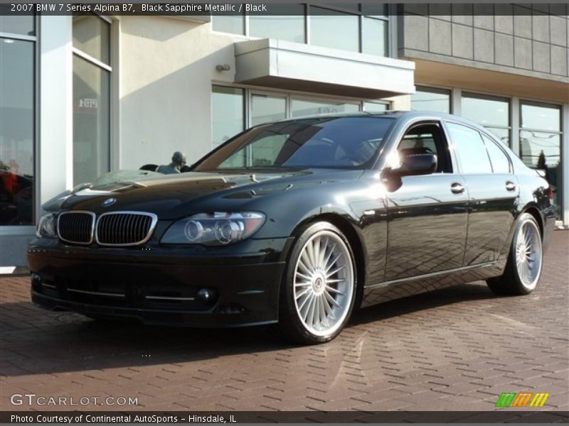 Black Sapphire Metallic / Black 2007 BMW 7 Series Alpina B7