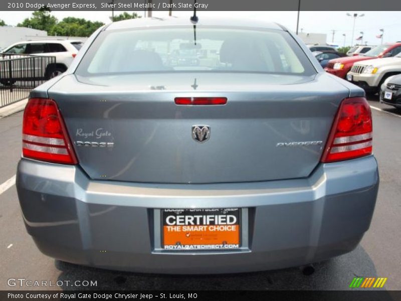 Silver Steel Metallic / Dark Slate Gray 2010 Dodge Avenger Express