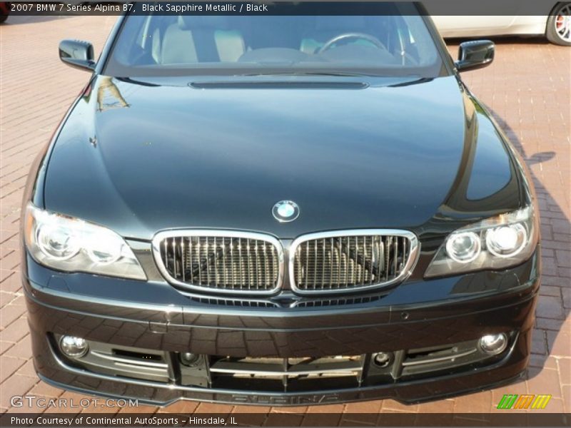 Black Sapphire Metallic / Black 2007 BMW 7 Series Alpina B7